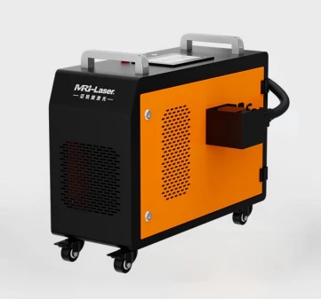 Machine de nettoyage laser à impulsion mobile 300W Nettoyage puissant pour les graffitis, rouille, peinture à l'huile de revêtement Laser Cleaner Rus ...