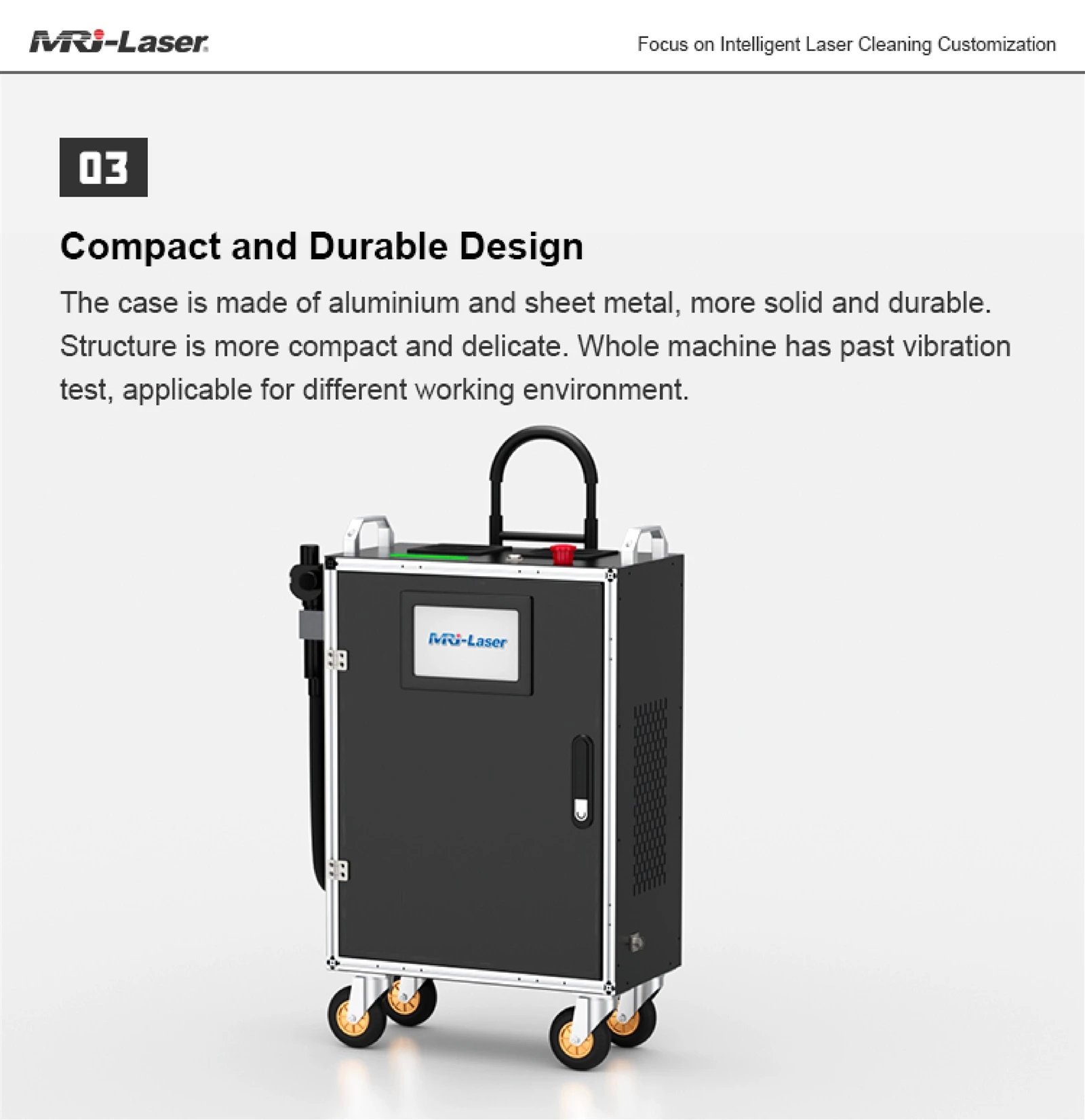 33 Intro of 300W Luggage Pulsed Laser Cleaning Machine05 33 Intro of 300W Luggage Pulsed Laser Cleaning Machine05