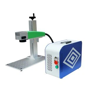 Machine de marquage laser à fibre optique à air mini 20W Mini sur métal