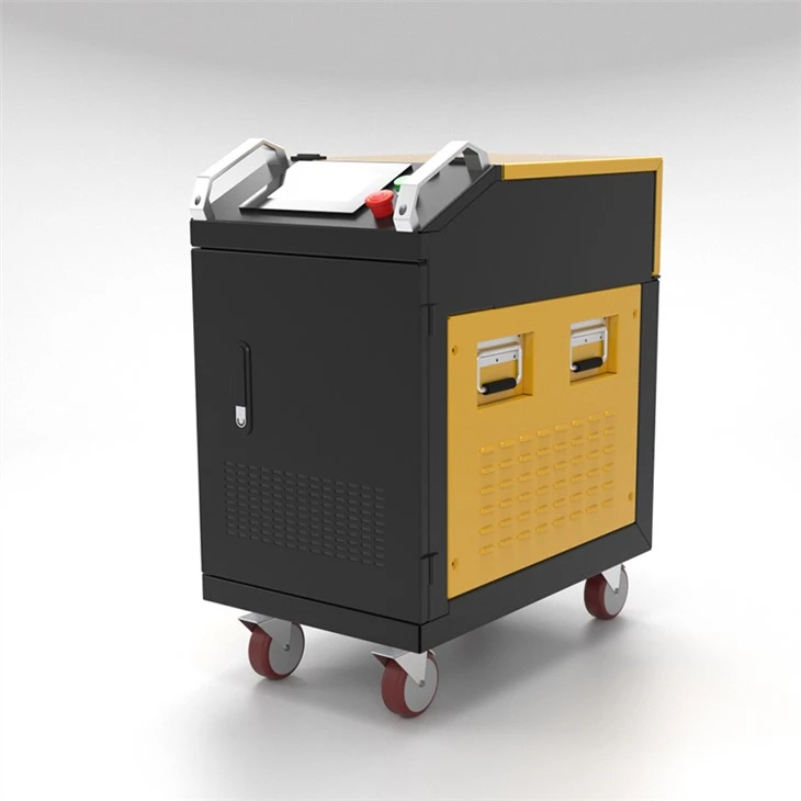 Machine de nettoyage laser pulsé 200W pour cuivre et métal hautement réfléchissant